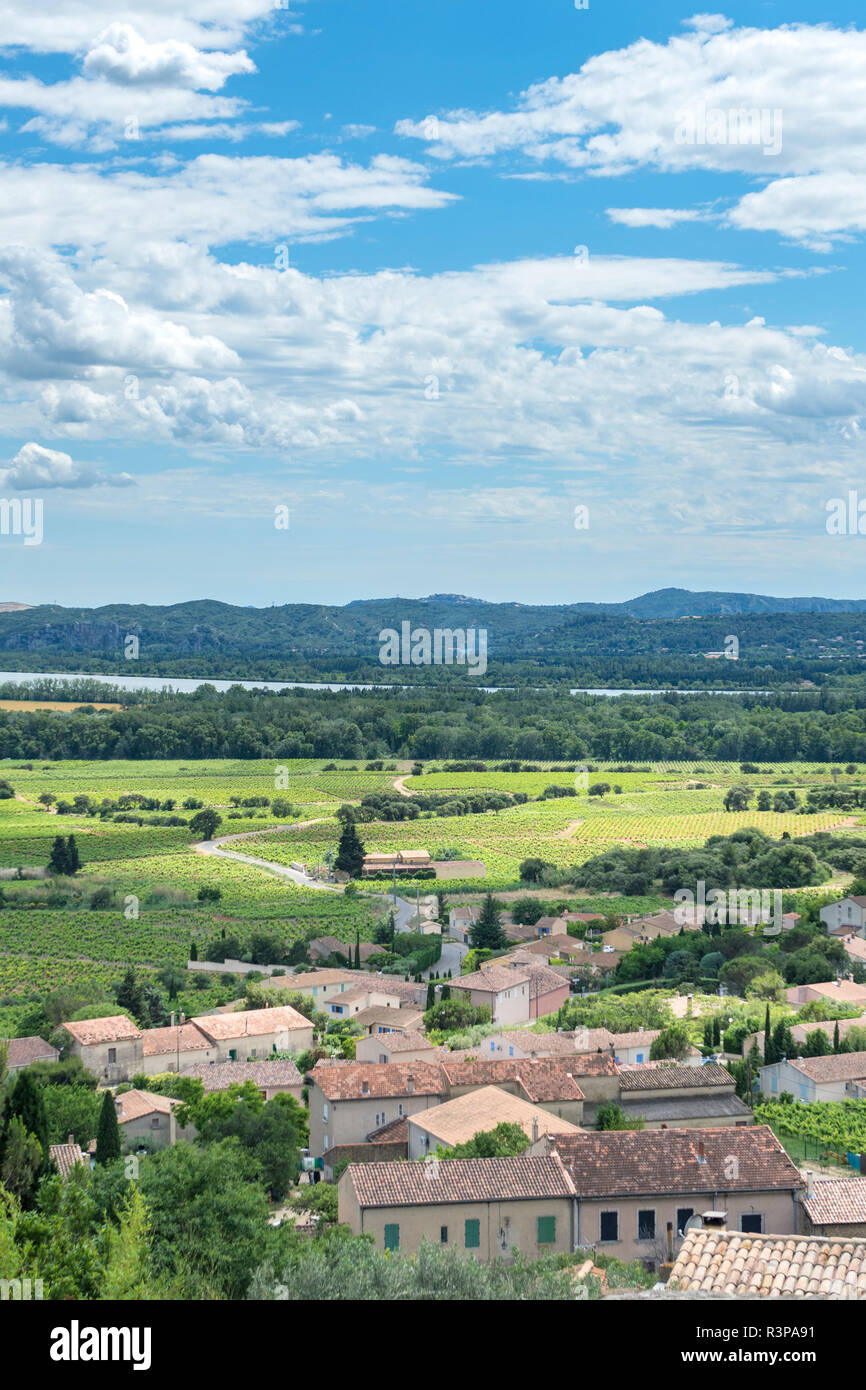 Rhone, Chateauneuf du Pape, Frankreich Stockfoto