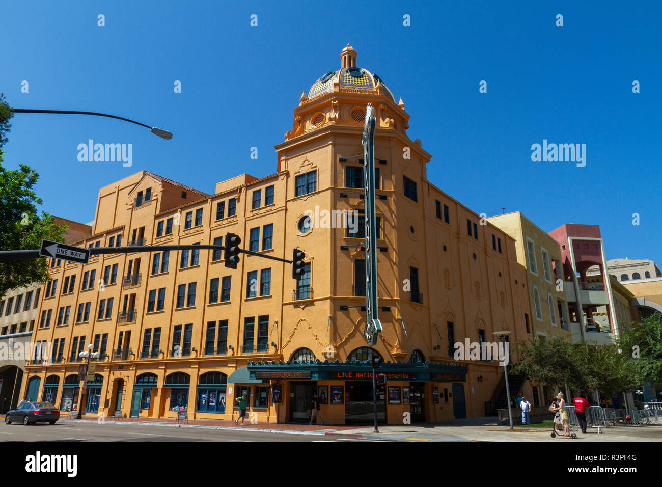 Die Balboa Theater im Gaslamp Quarter, San Diego, Kalifornien, USA, Stockfoto