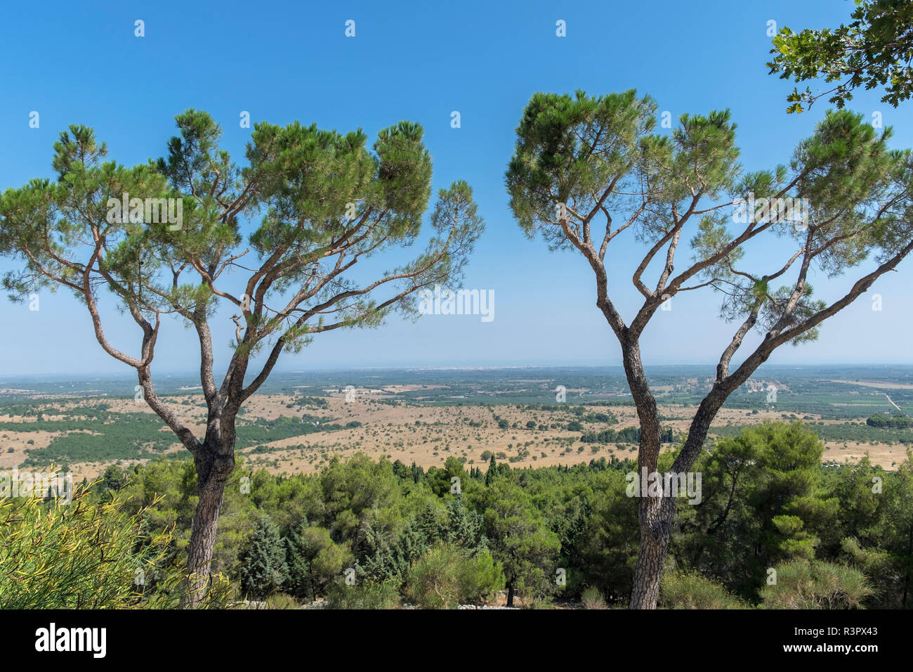 Anzeigen von Andria Landschaft, Italien, Europa Stockfoto