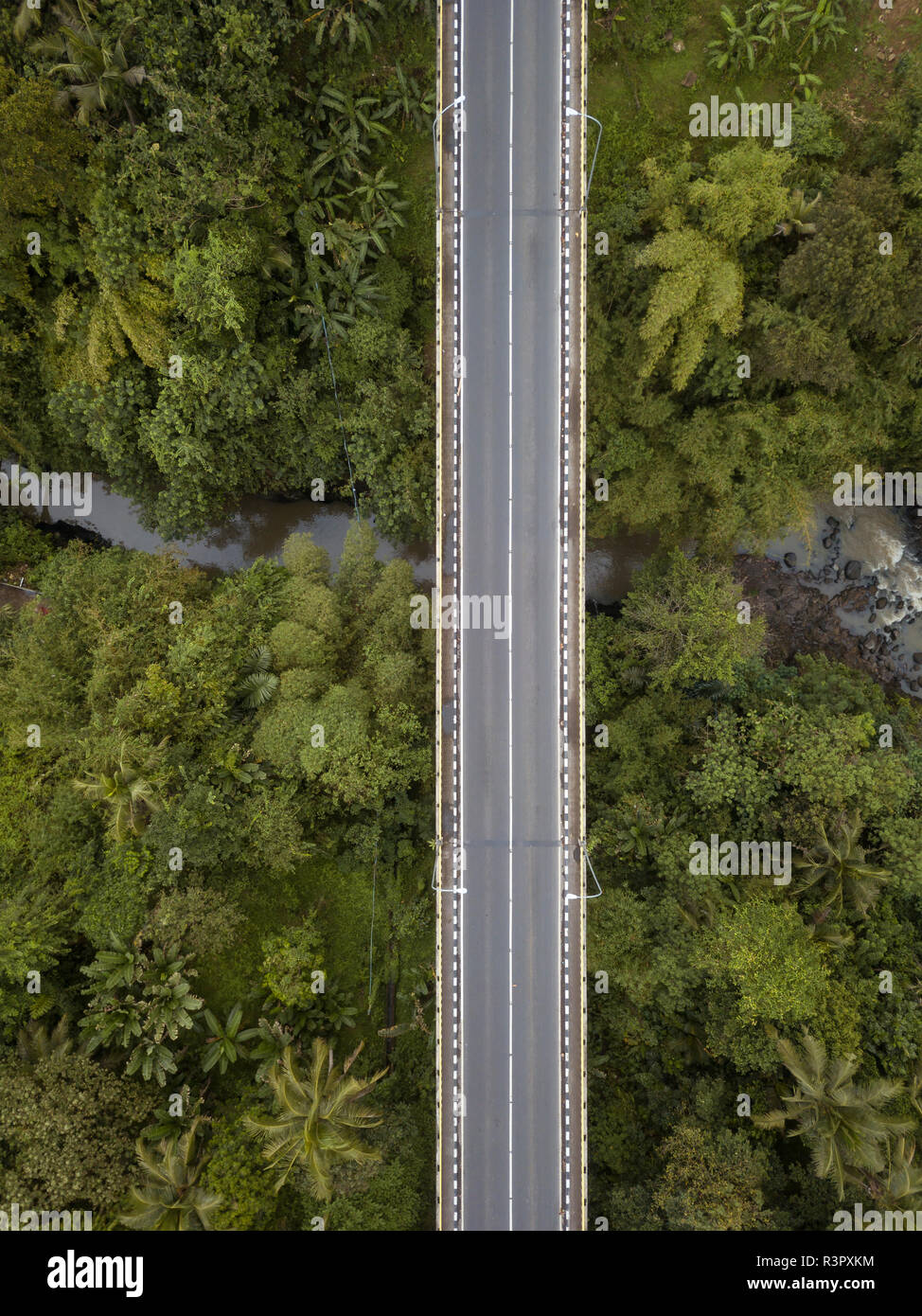 Indonesien, Bali, Luftaufnahme der Insel Bali Stockfoto