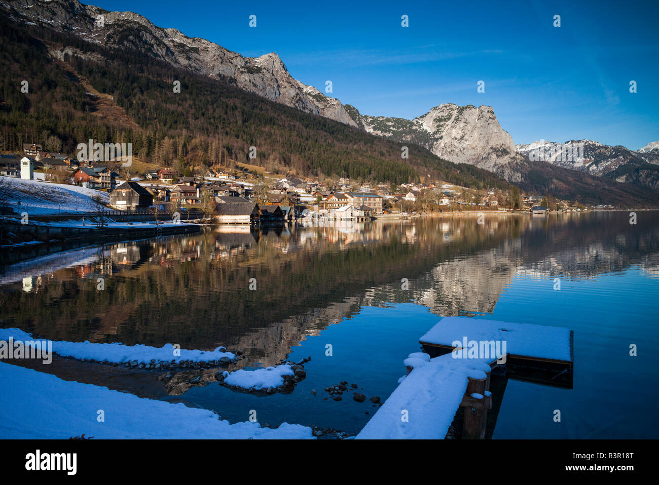 Österreich, Steiermark, Bad Aussee, Grundlsee Stockfoto