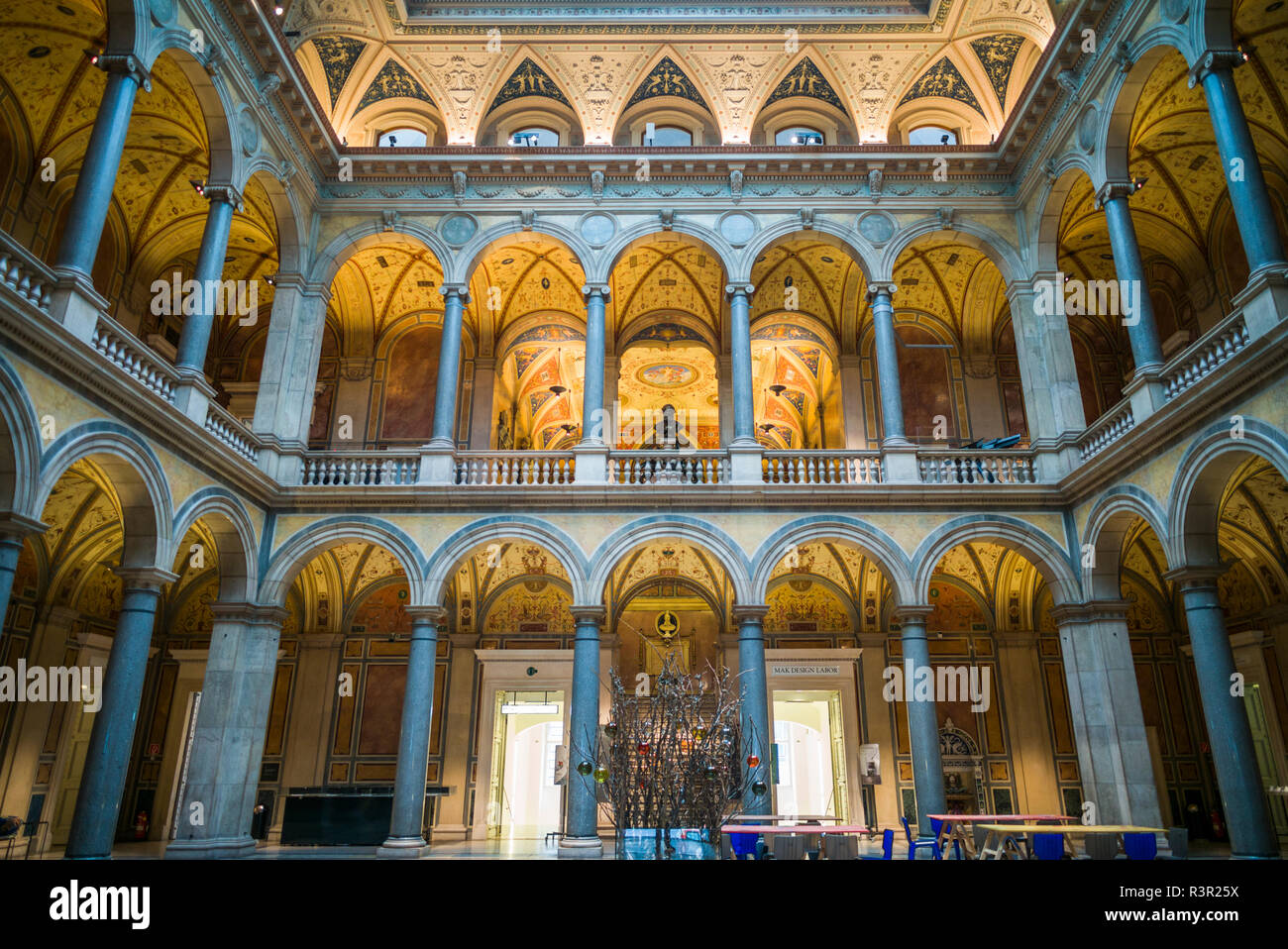 Österreich, Wien, Museum für Angewandte Kunst, MAK, Innenraum (Redaktionelle nur verwenden) Stockfoto