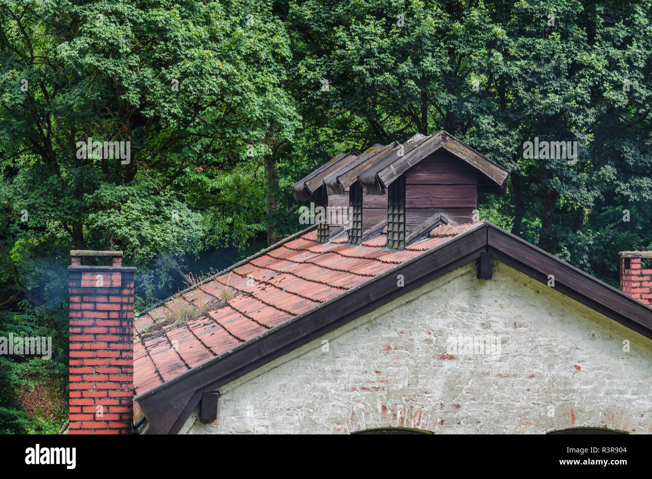 Stone Masonry Fireplace Stockfotos und -bilder Kaufen - Alamy