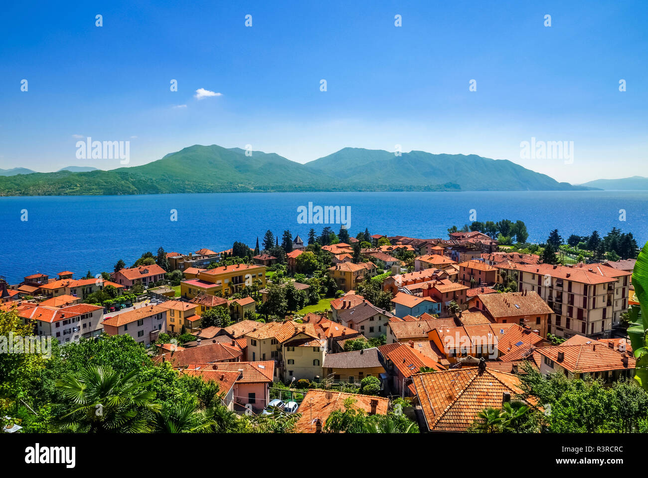 Schweiz, Tessin, Lago Maggiore, Cannobio Stockfoto