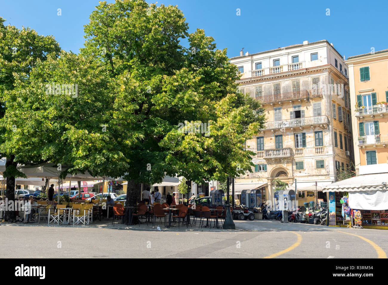 Altstadt, Korfu, Griechenland Stockfoto