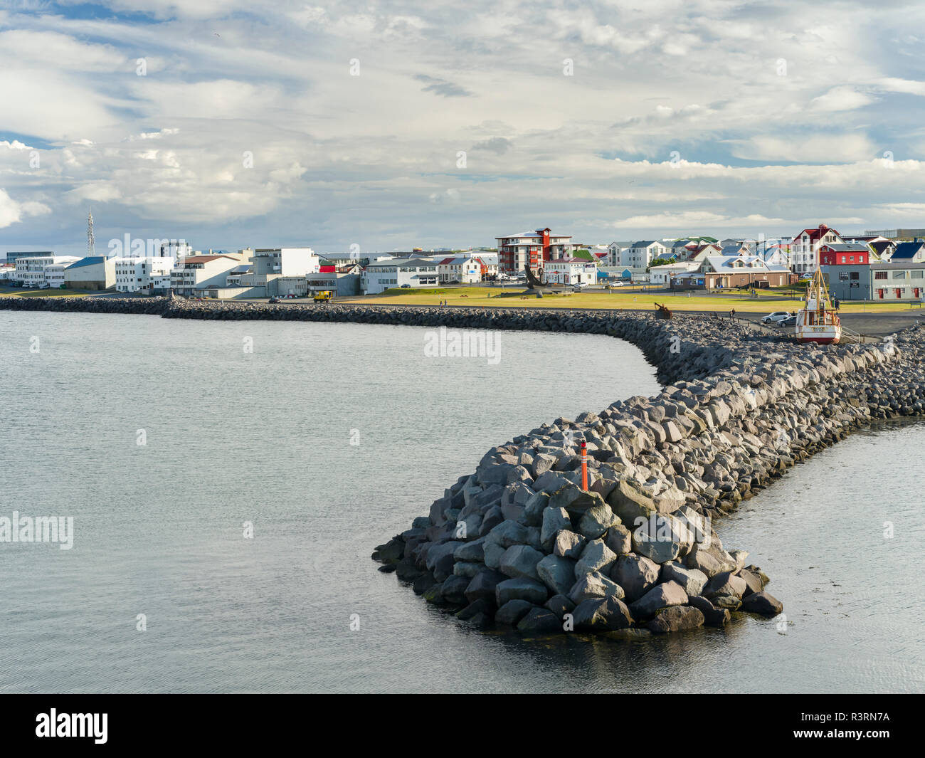 Keflavik auf der Halbinsel Reykjanes. Nordeuropa, Island Stockfoto