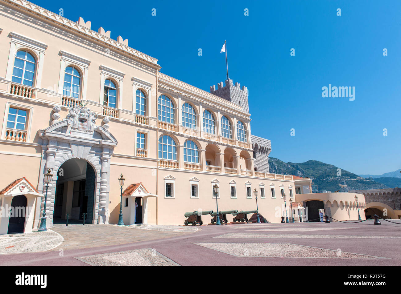 Prince's Palace, Monaco, Cote d'Azur Stockfoto