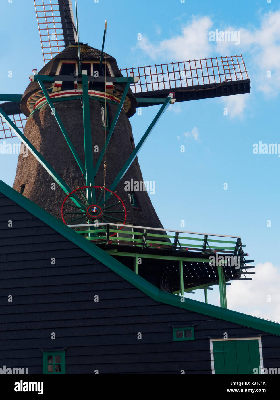 Niederlande, Zaandam, Szenen aus Zaanse Schans Museum Stockfoto