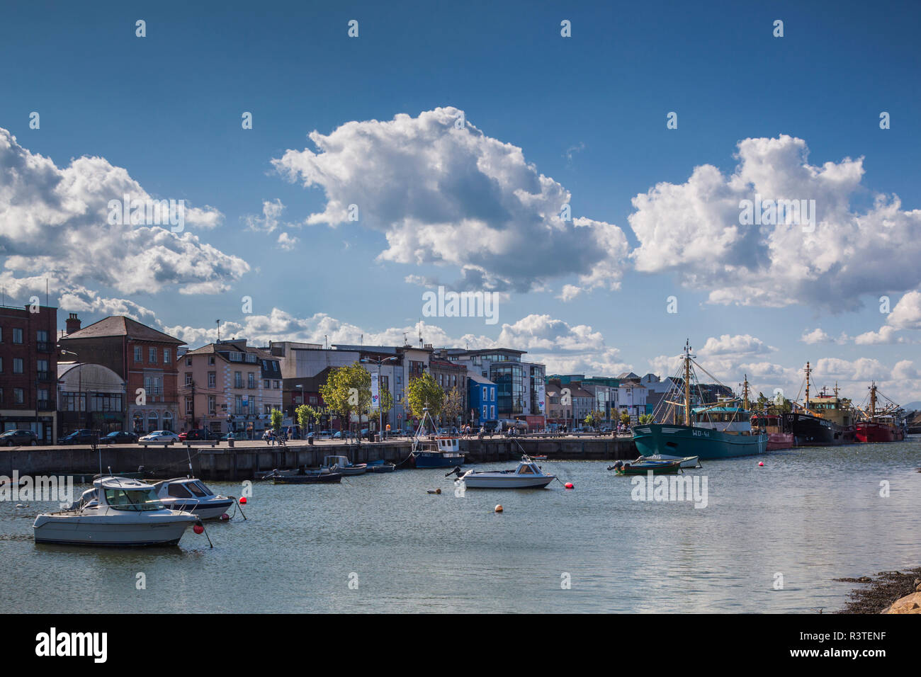 Irland, County Wexford, der Stadt Wexford, Boote auf dem Fluss Slaney Stockfoto