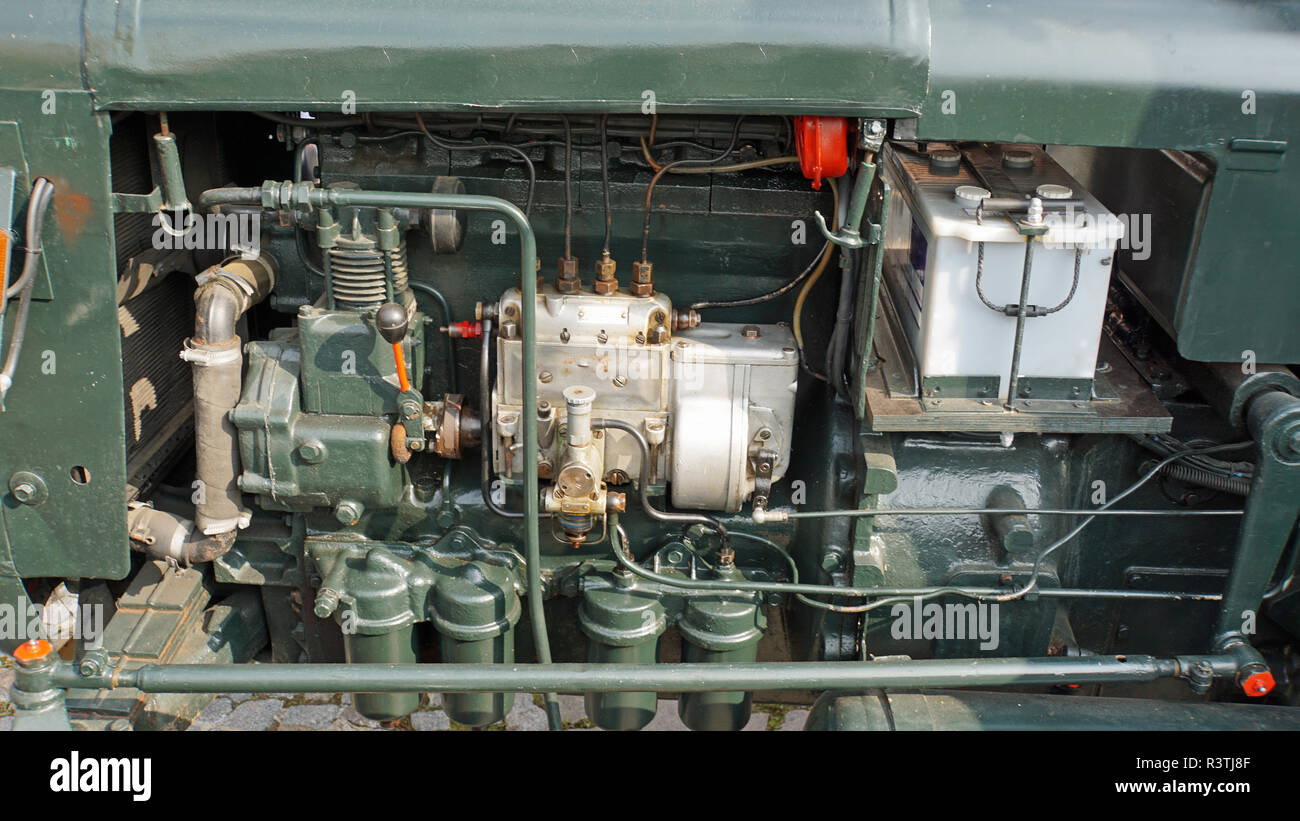 Alten Traktor Stockfoto