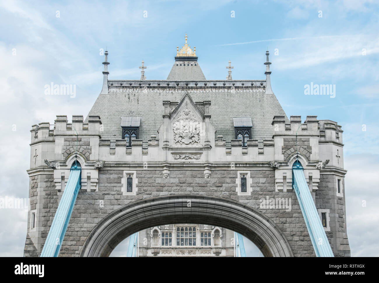 UK, London. Tower Bridge Detail Stockfoto