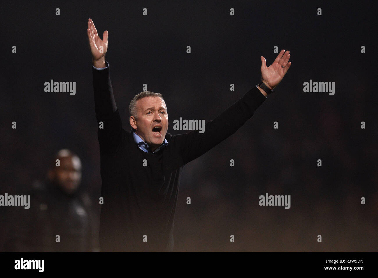 Ipswich Town Manager Paul Lambert - Ipswich Town v West Bromwich Albion, Sky Bet Meisterschaft, Portman Road, Ipswich - 23. November 2018 Stockfoto