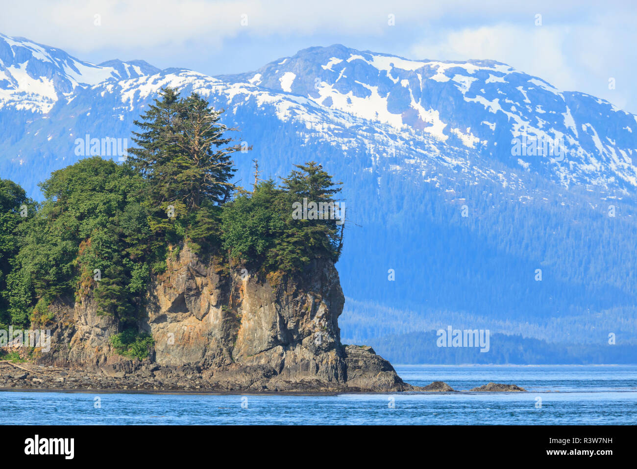 Point Adolphus, Inside Passage, Icy Strait, Southeast Alaska, USA Stockfoto