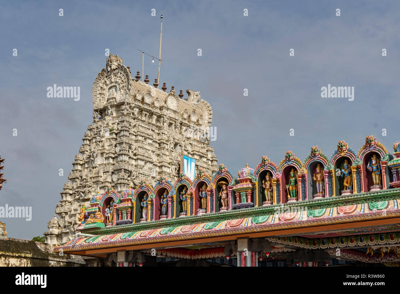 Sthalasayana Perumal Temple, Mamallapuram, Tamil Nadu, Indien Stockfoto