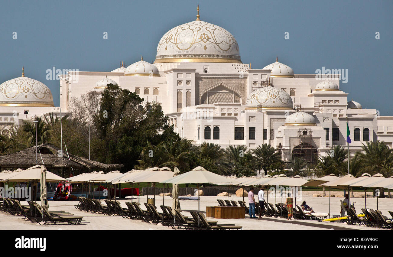 Presidential Palace Abu Dhabi Stockfoto