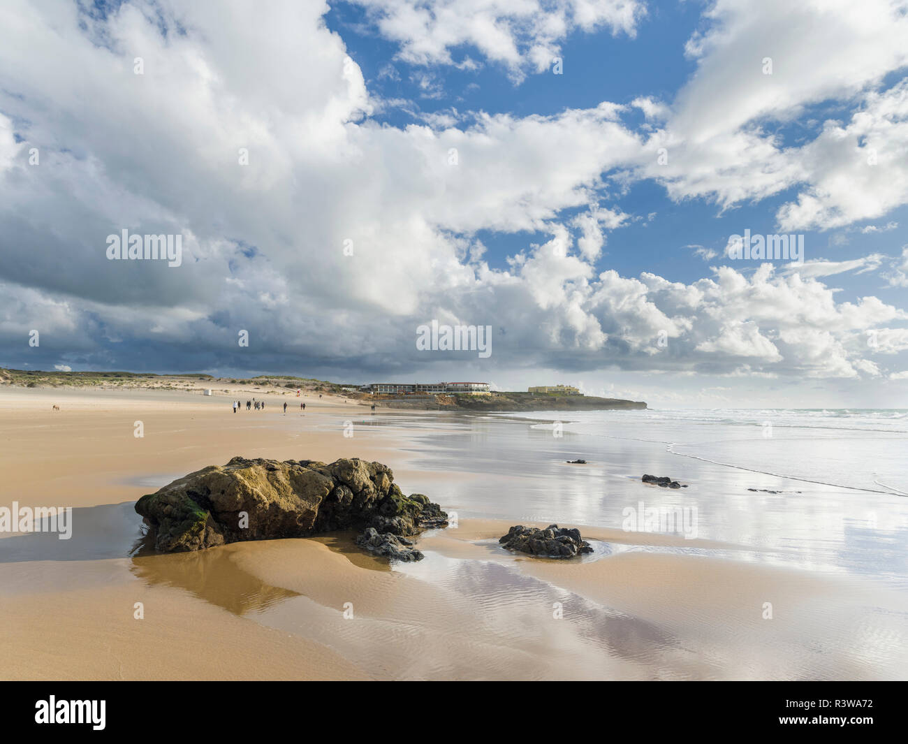 Strand Praia do Guincho in der Nähe von Cascais nördlich von Lissabon. Südeuropa, Portugal Stockfoto