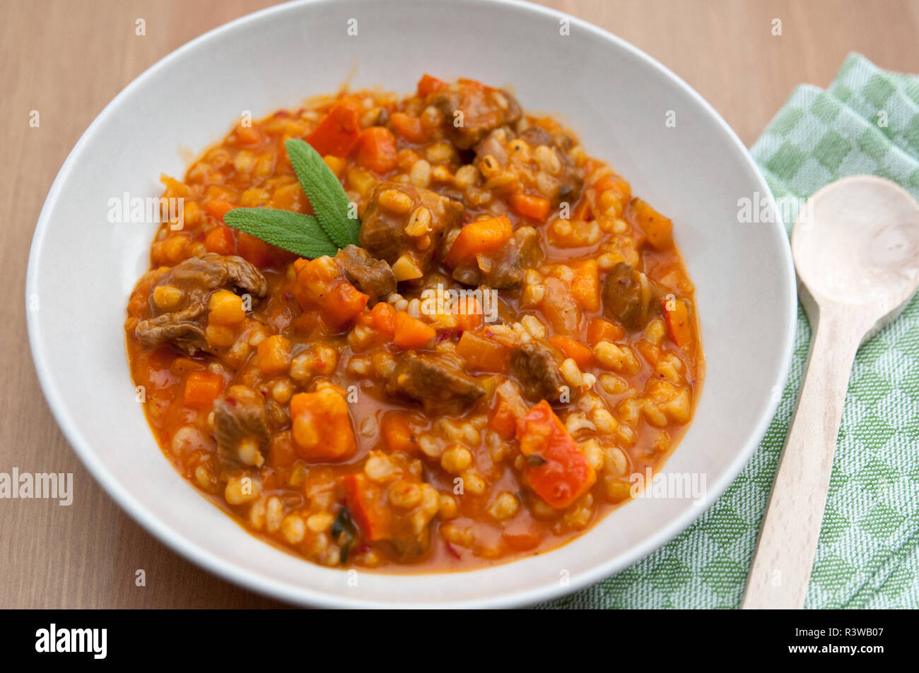 Kürbis Gulasch Stockfoto