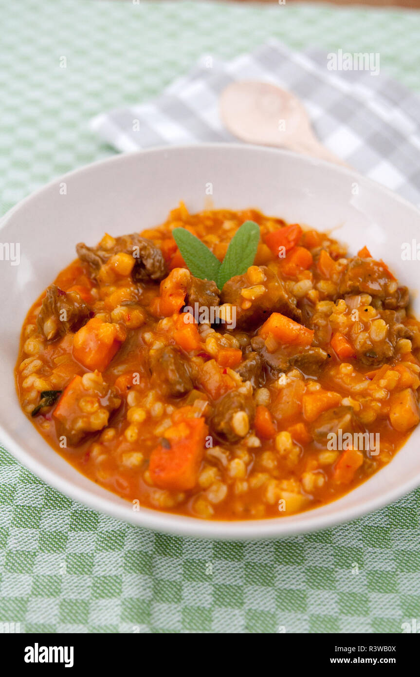 Kürbis Gulasch Stockfoto