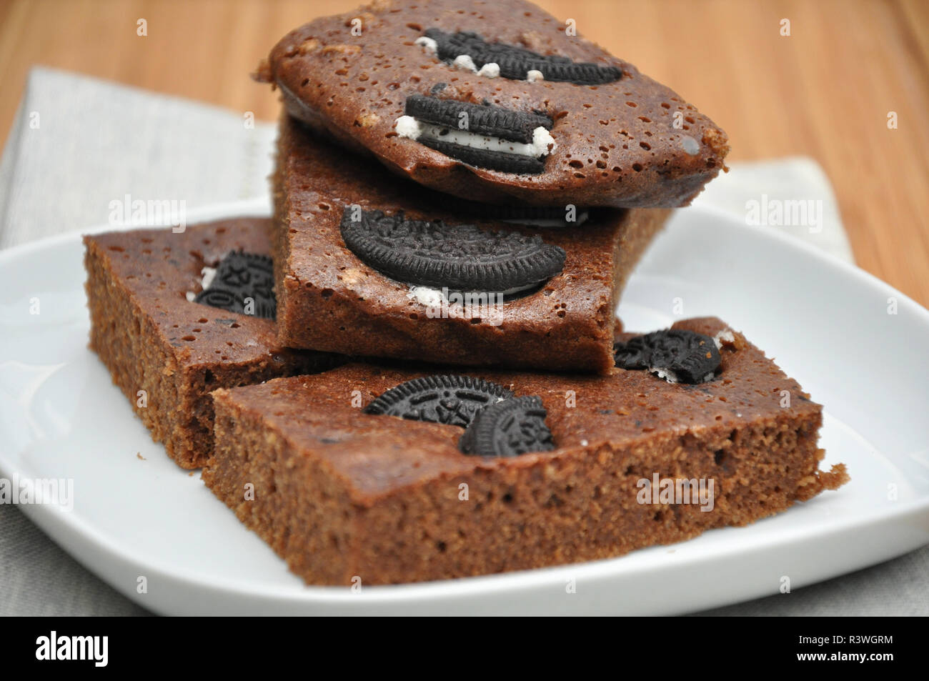 Brownies Stockfoto