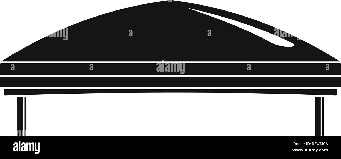 Outdoor fest Zelt Symbol. Einfache Abbildung von Im fest Zelt vektor Symbol für Web Design auf weißem Hintergrund Stock Vektor