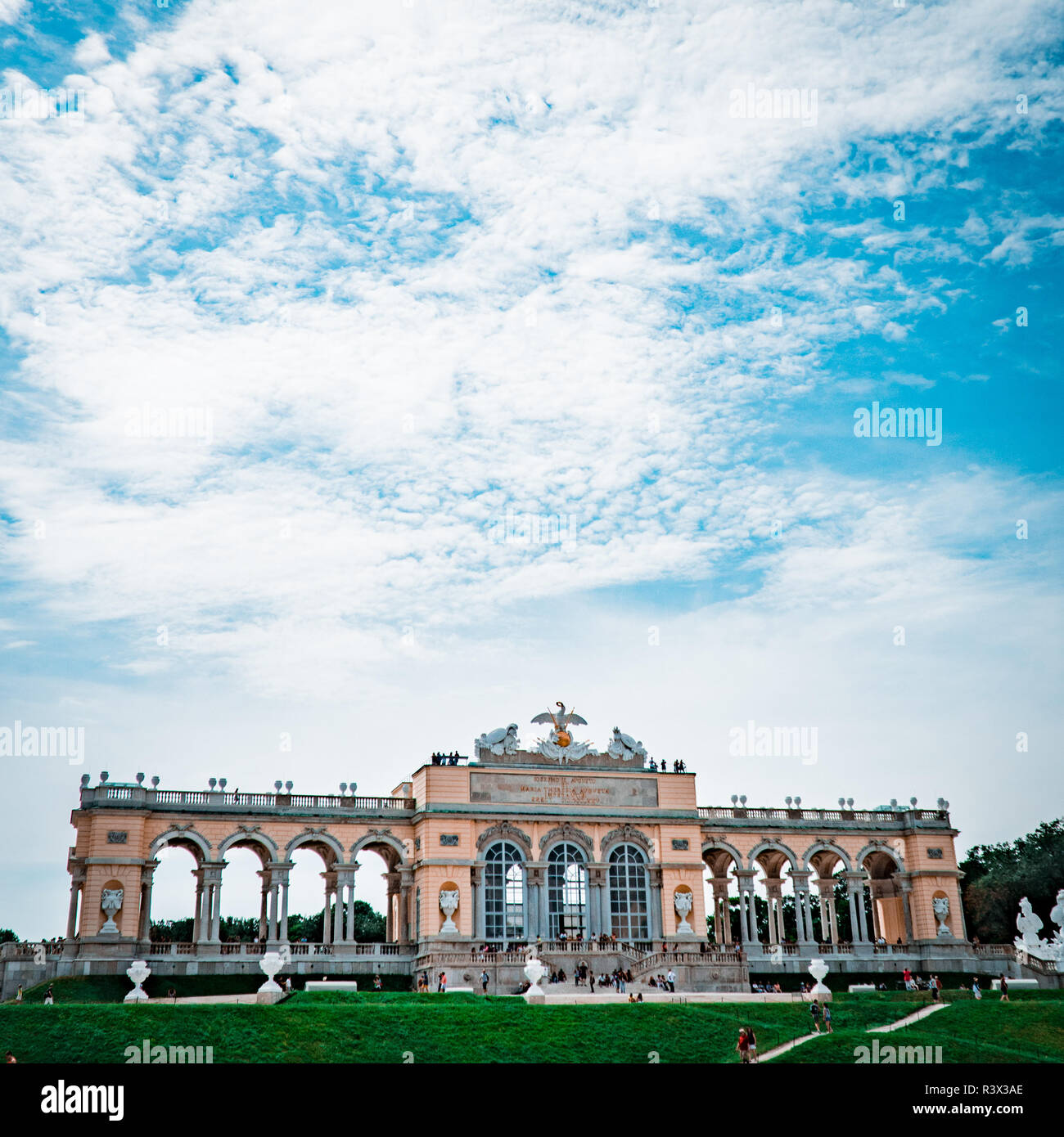 Gloriette in Wien, Österreich Stockfoto