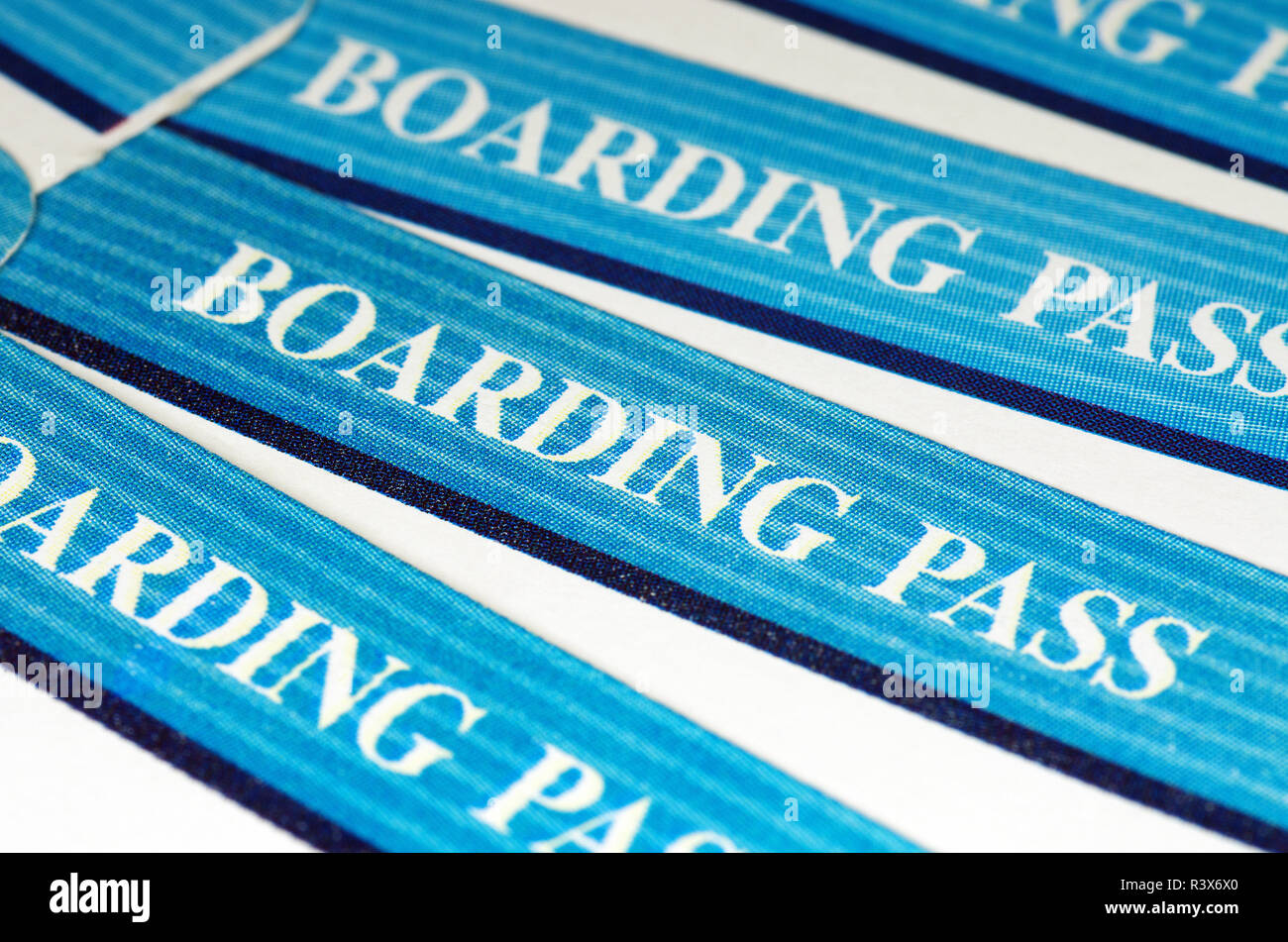 Blau boarding Fahrkarten Stockfoto Blau boarding Fahrkarten Stockfoto