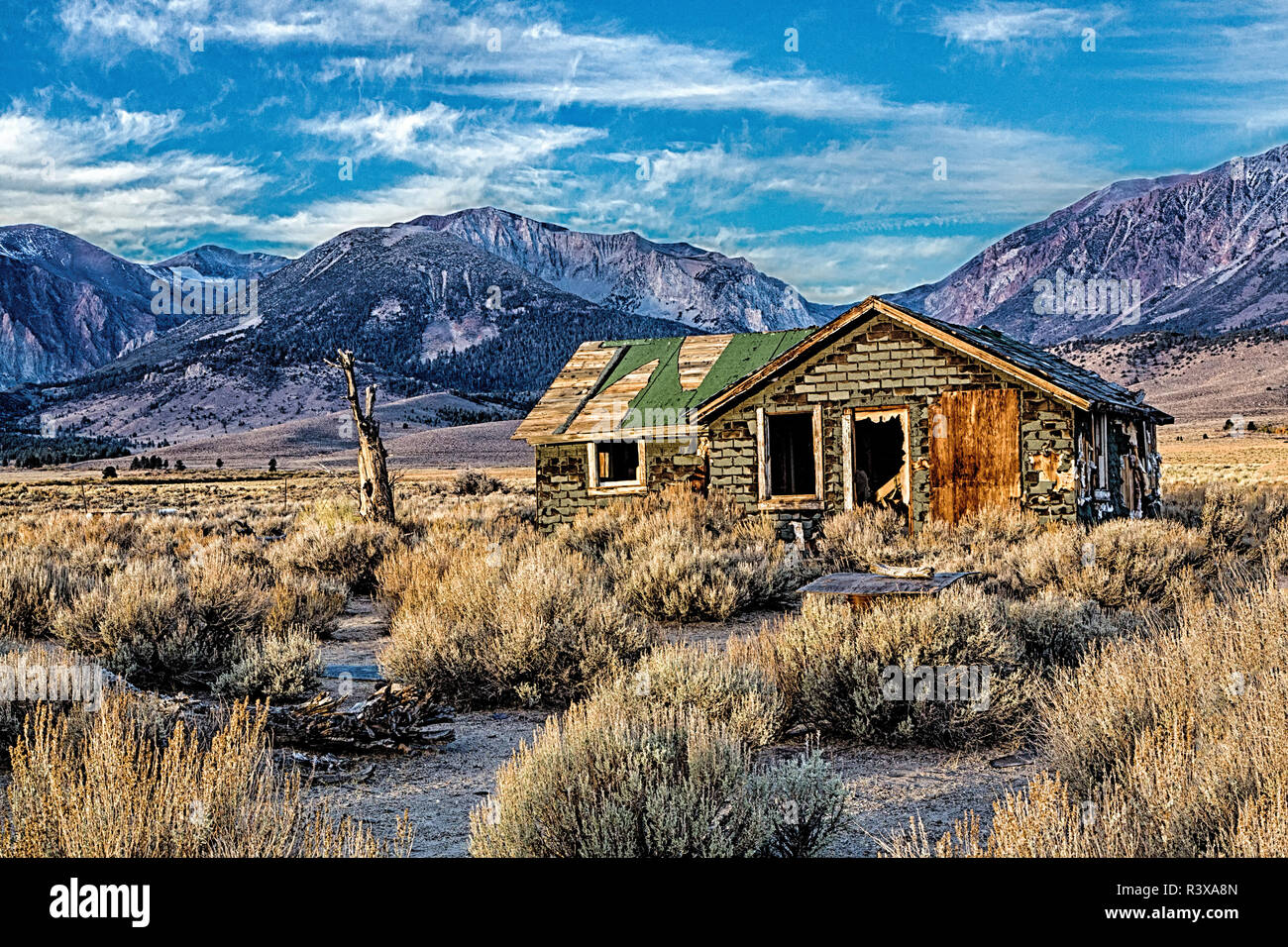 USA, Kalifornien. Juni See, HWY 395. Stockfoto