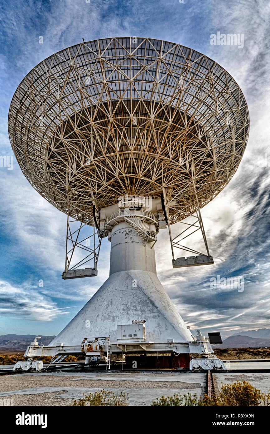 USA, Bishop, Kalifornien. Das Owens Valley Radio Observatorium Stockfoto
