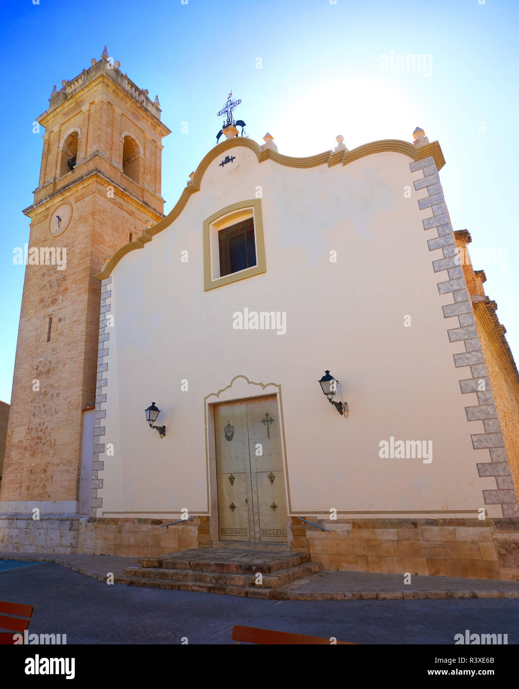 Auch aiacor Ayacor Kirche in der Provinz Valencia in Spanien Stockfoto
