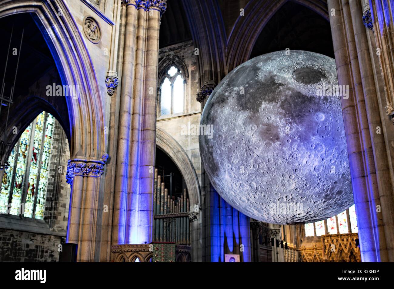 Museum des Mondes, in St George's Münster, Doncaster, South Yorkshire. Stockfoto