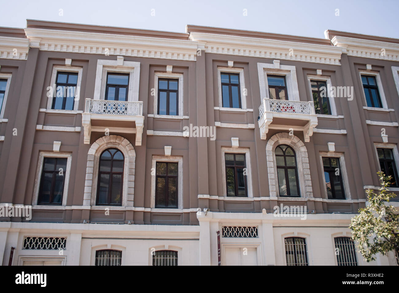 Istanbul, Türkei, 25. JUN 2008: akaretler Row Häuser in Besiktas, Istanbul Stockfoto