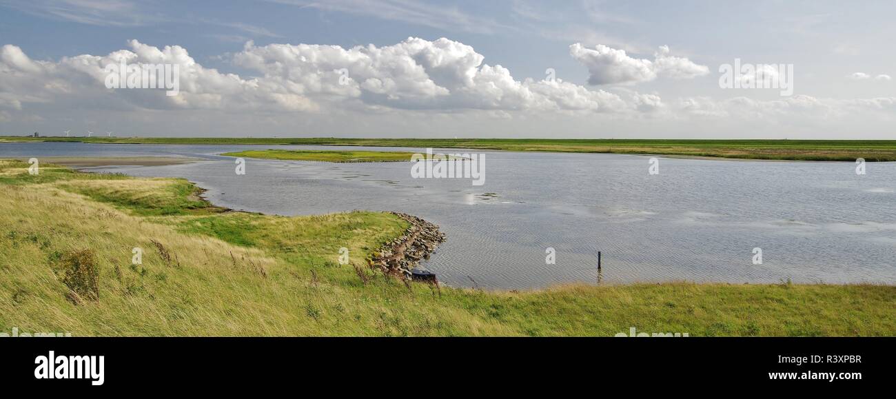 Oosterschelde-Nationalpark in der Nähe von Moriaanshoofd, Schouwen-Duiveland, Südholland Stockfoto