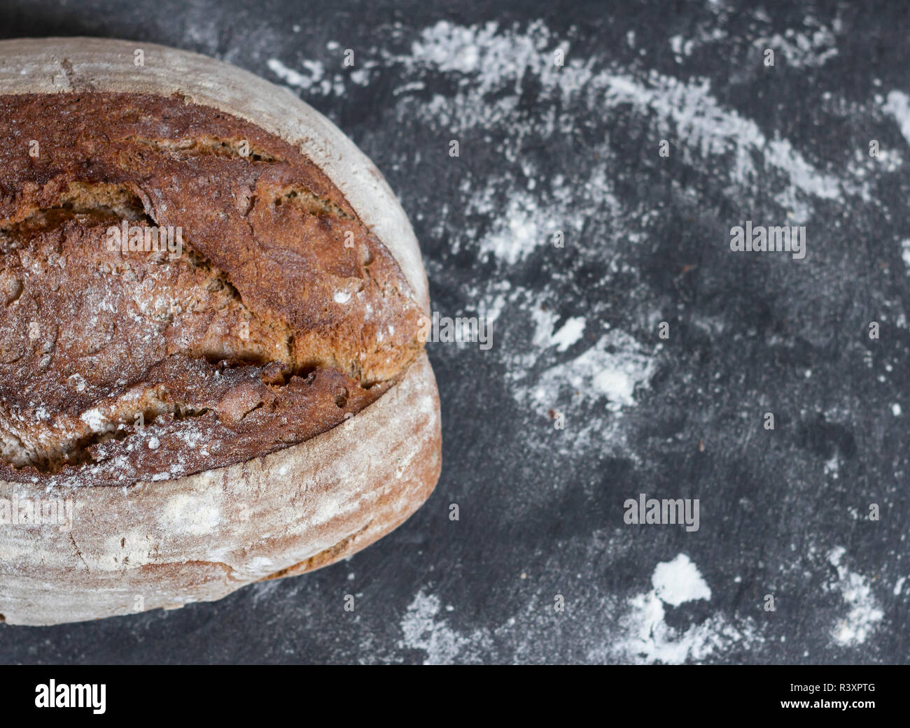 Frisch gebackenes Brot Brot Stockfoto