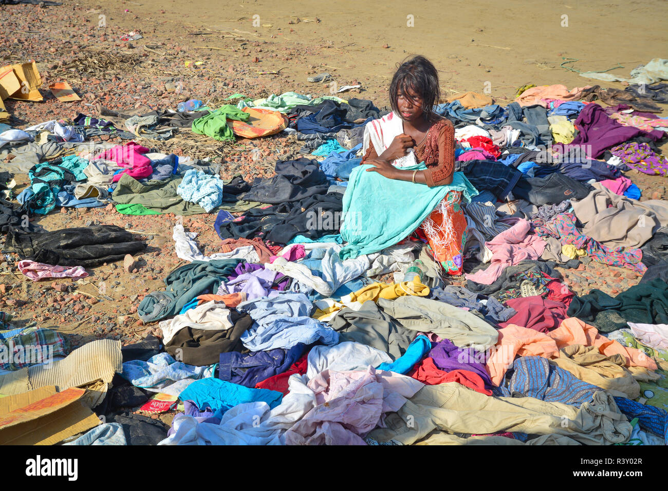 Rohingya-flüchtlinge in Bangladesch Stockfoto