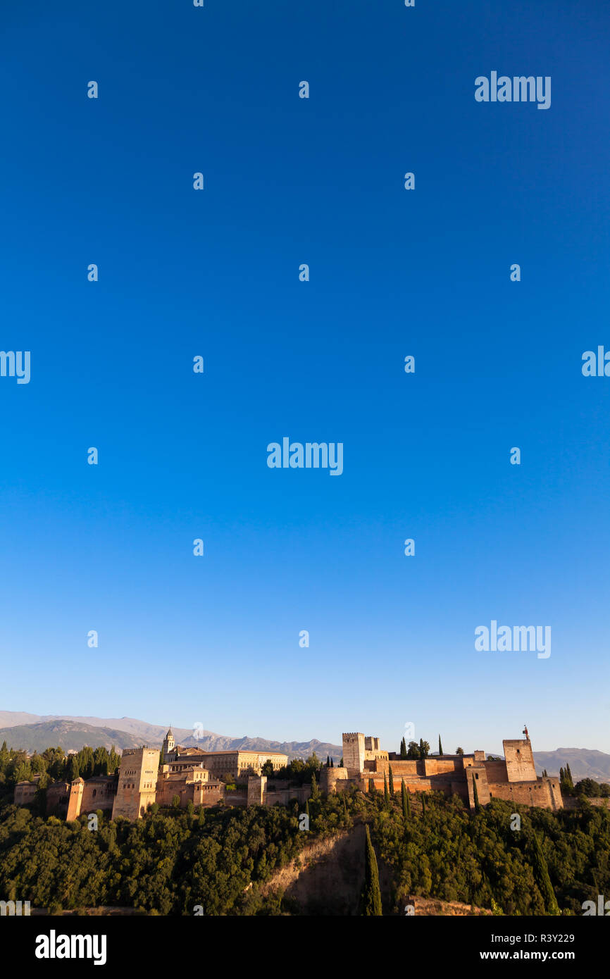 Alhambra in Granada - Spanien Stockfoto