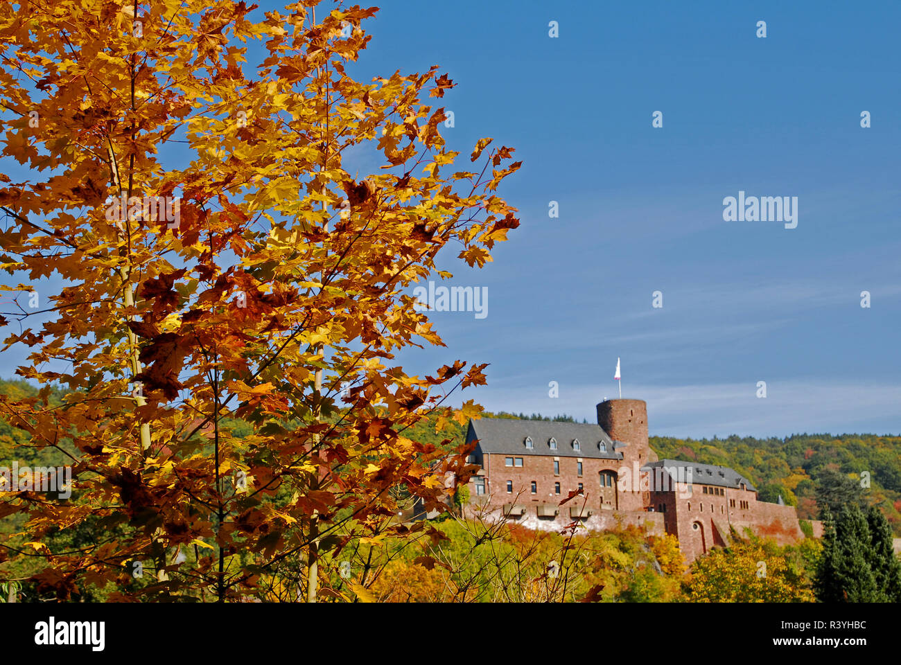 Burg hengebach Stockfoto