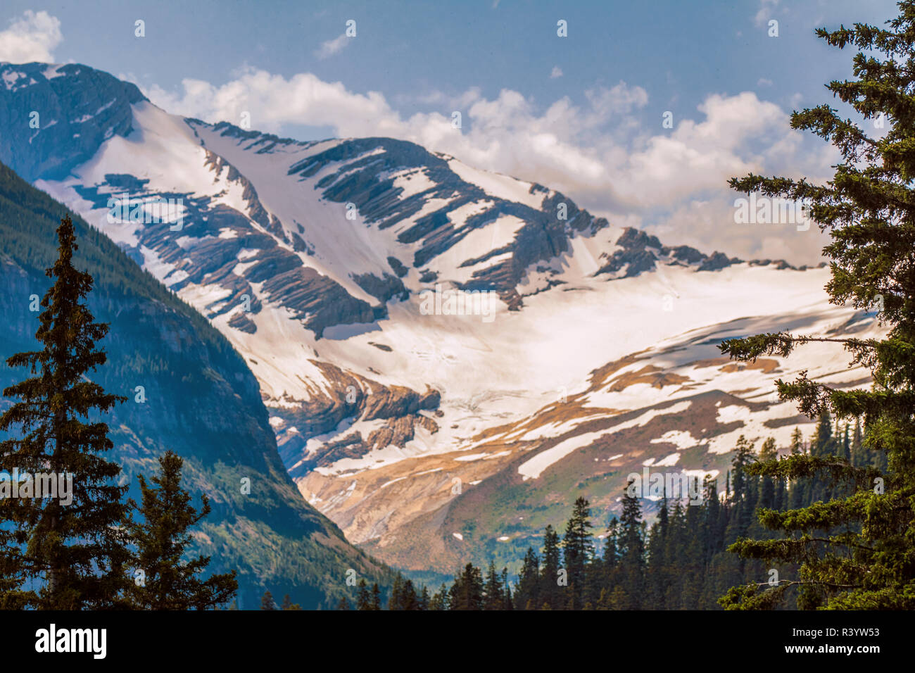 Glacier National Park, Montana. Jackson Glacier Stockfoto