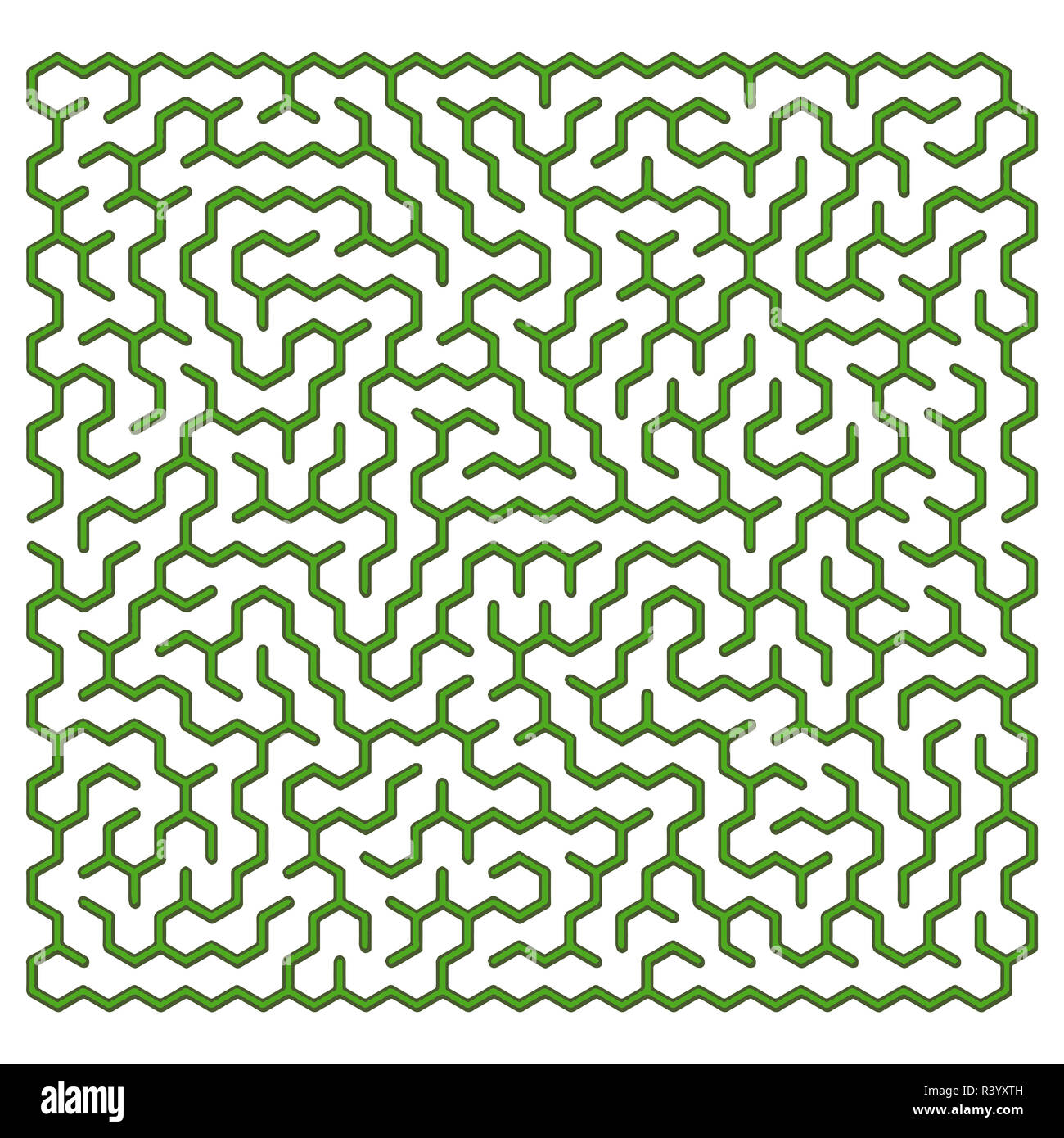 Labyrinth. Kinder Labyrinth Stockfotografie - Alamy