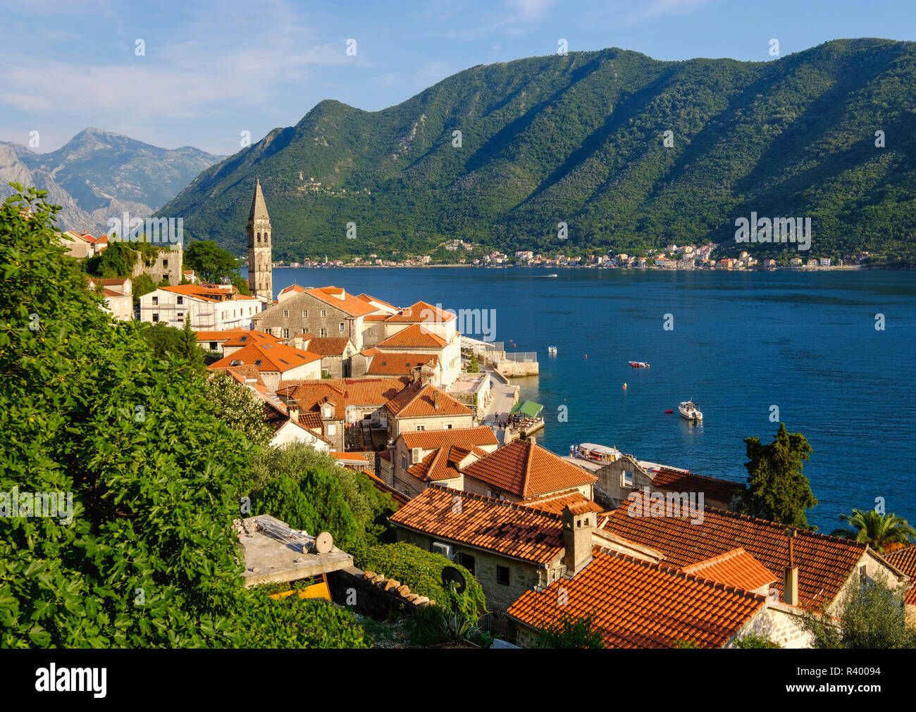 Perast, Bucht von Kotor, Montenegro Stockfoto