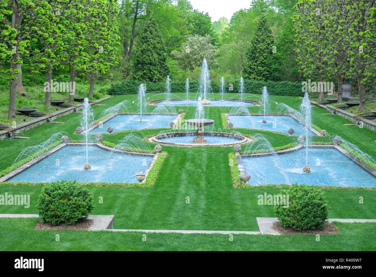 Italienische Wasser Garten Longwood Gardens Kennett Square