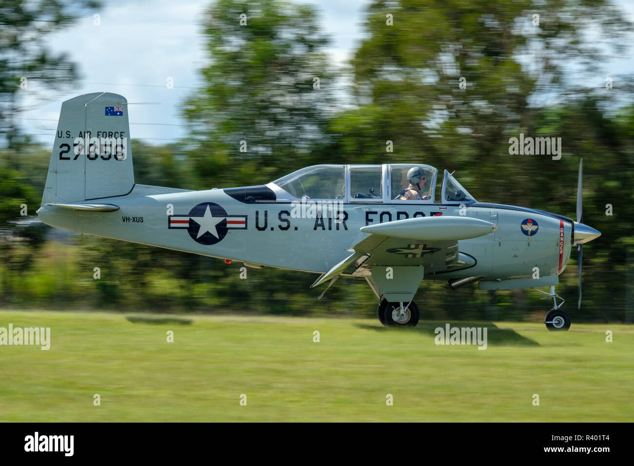 Historische Flugzeuge am TAVAS Großen Krieg Flying Display 2018 Stockfoto