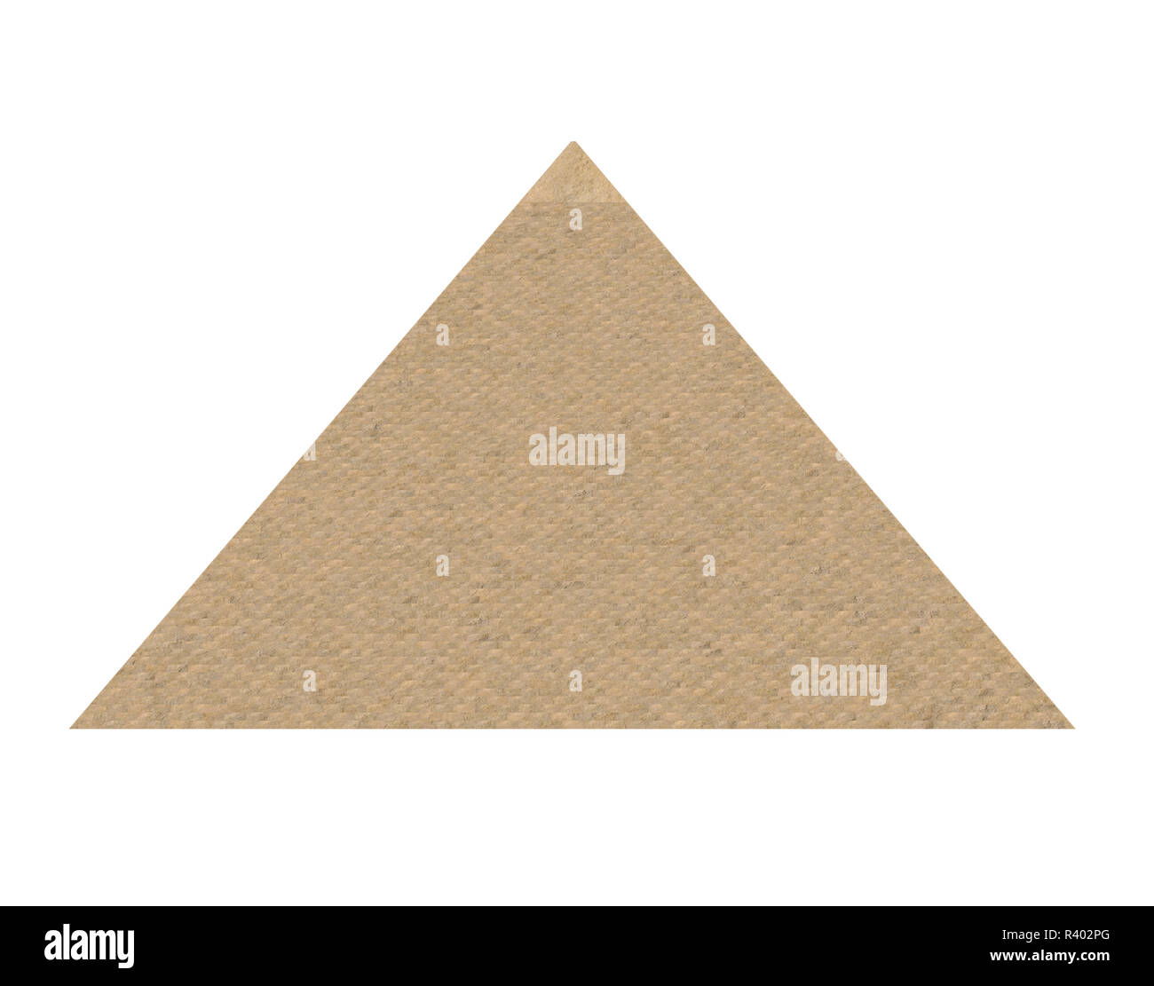 Ägyptische Pyramide isoliert Stockfoto