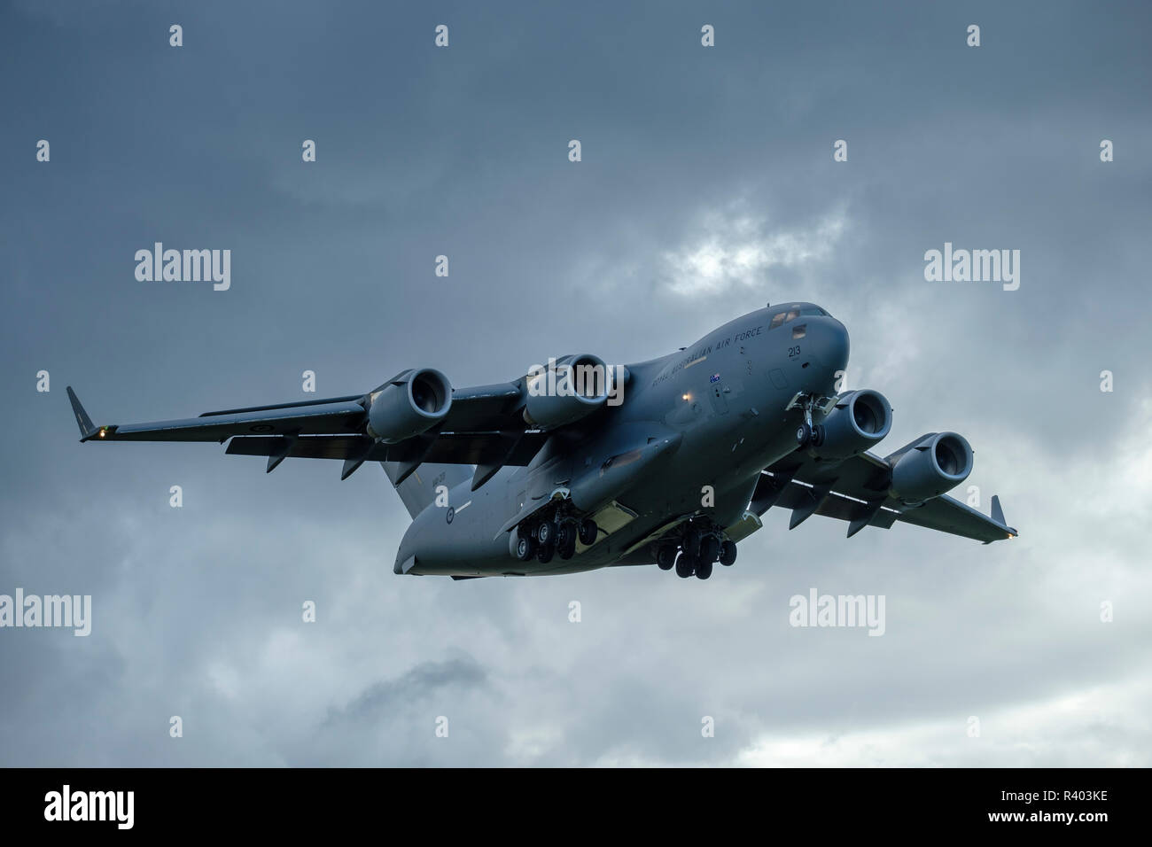 C-17 Globemaster - TAVAS Großen Krieg Flying Display 2018 Stockfoto