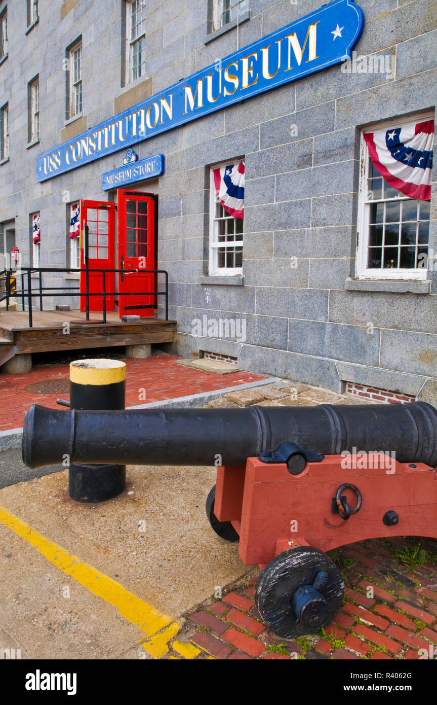 USS Constitution Museum auf dem Freedom Trail, Charlestown Navy Yard, Boston, Massachusetts, USA Stockfoto