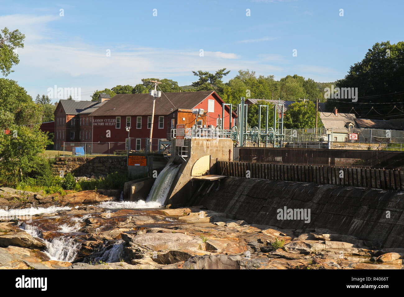 Eiszeit Schlaglöcher, Shelburne Falls, Massachusetts, USA Stockfoto