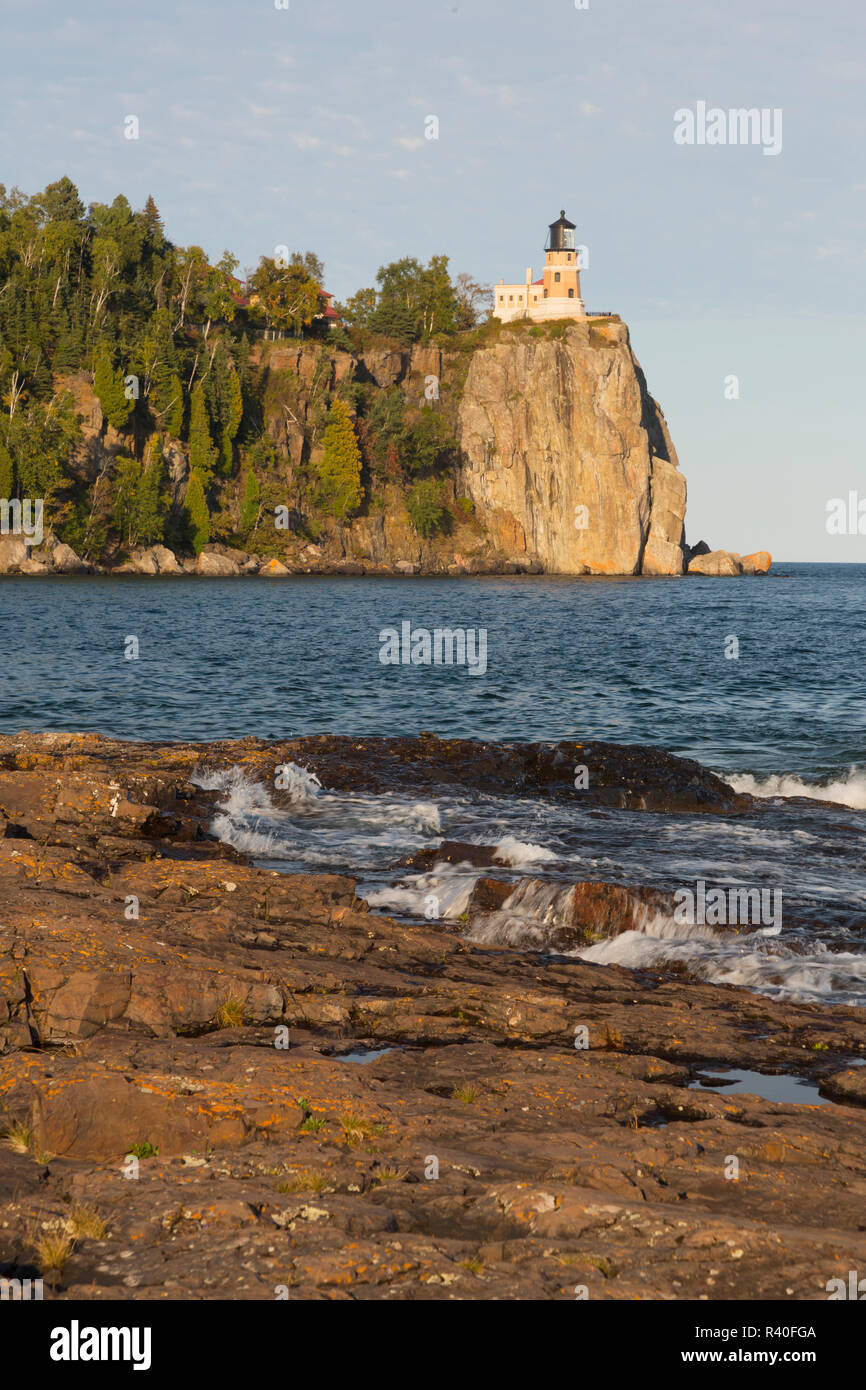 Michigan, Lake Superior North Shore, Split Rock Lighthouse, 1910 Stockfoto