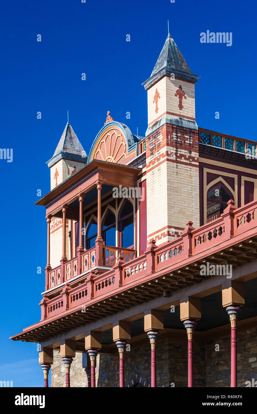 USA, New York, Hudson Valley, Hudson, olana State Historic Site, persischen Stil ehemalige Haus des Malers Frederic Edwin Church Stockfoto