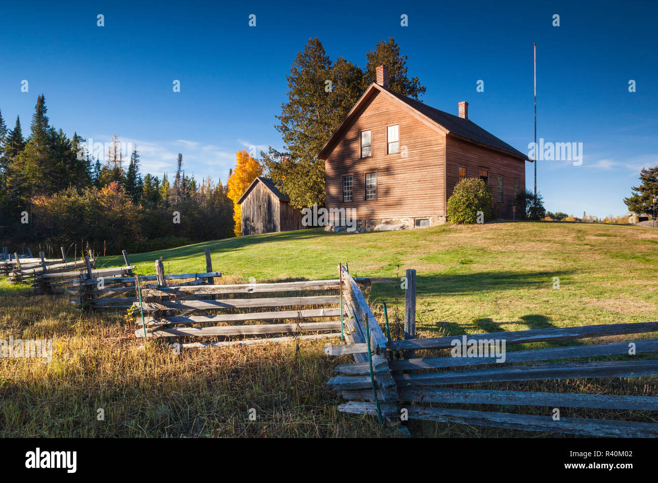 USA, New York, Adirondack Mountains, Lake Placid, John Brown Farm, dem ehemaligen Haus von uns Wahrheit, John Brown Stockfoto