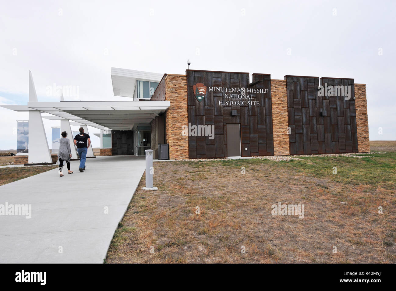 USA, South Dakota, Phillip, Minuteman Rakete National Historic Site Visitor Centre Stockfoto