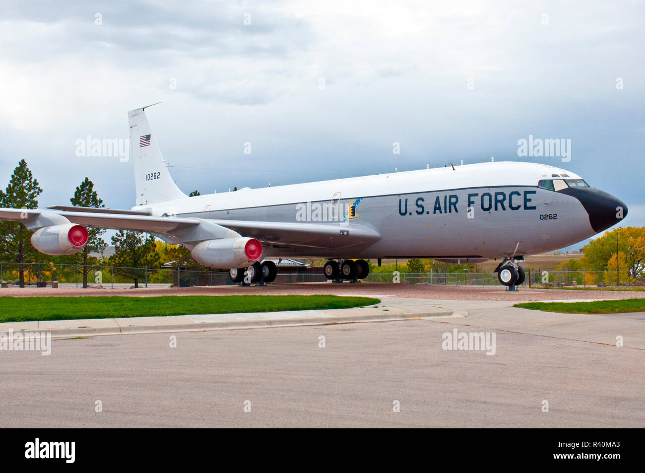 USA, South Dakota, Utah, Ellsworth Air Force Base, Air und Space Museum, EC-135 Looking Glass Stockfoto